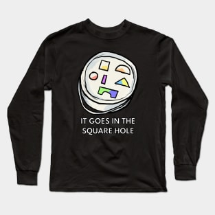 square hole Long Sleeve T-Shirt